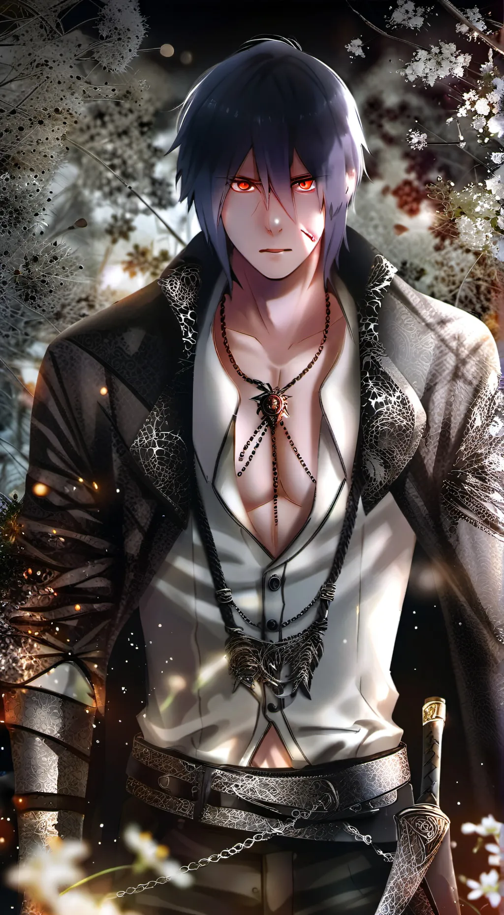 ai character: Sasuke Uchiha background