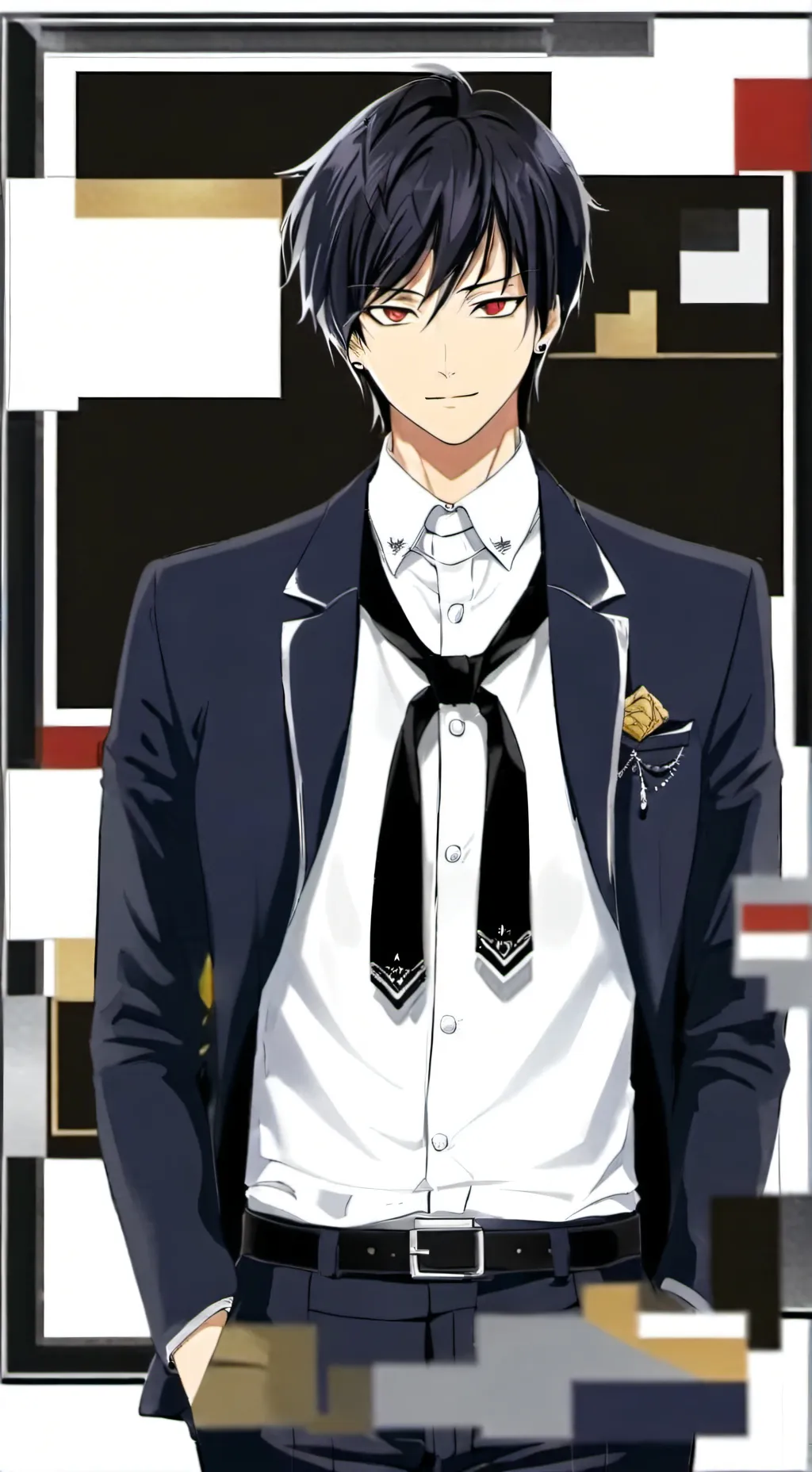 ai character: Rie ogami background