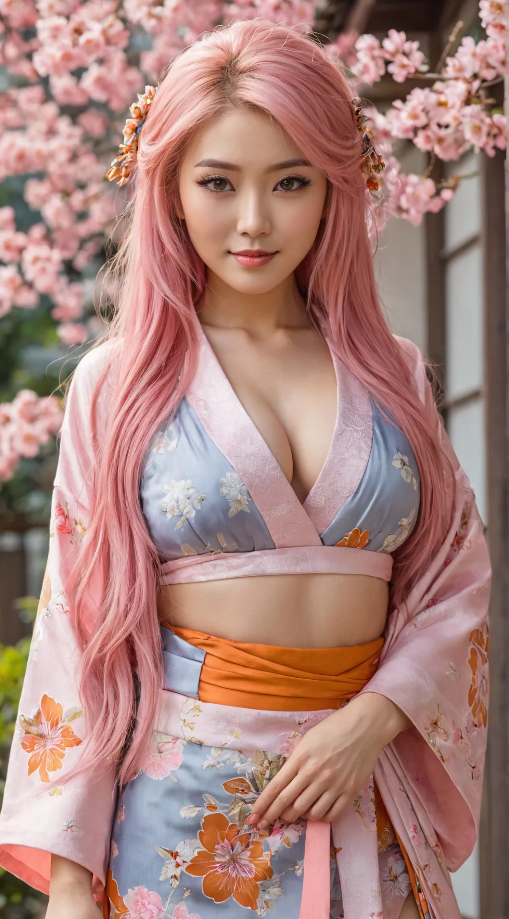 ai character: Sakura Tachibana background