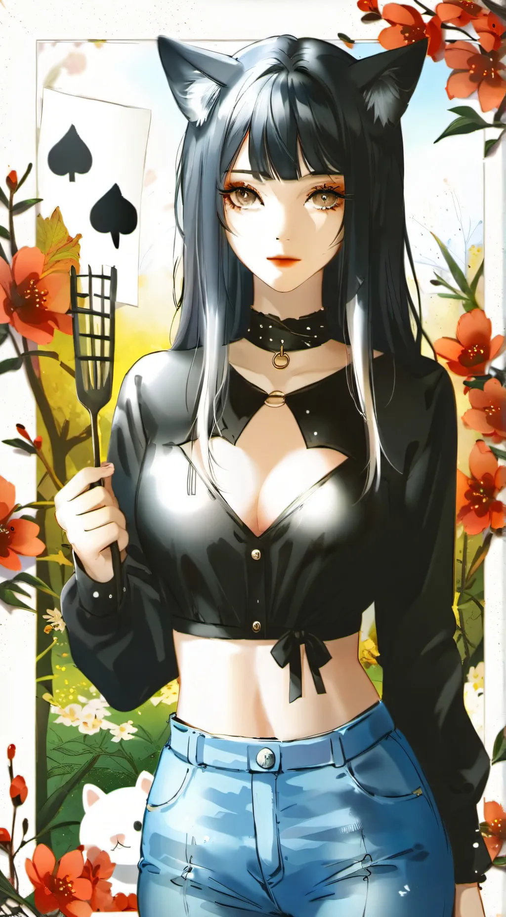 ai character: Rin background