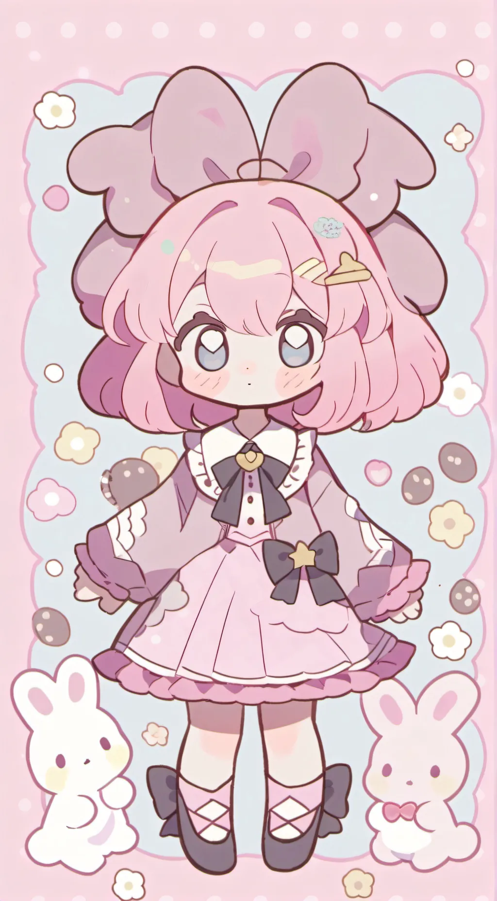 ai character: Chibi My Melody background