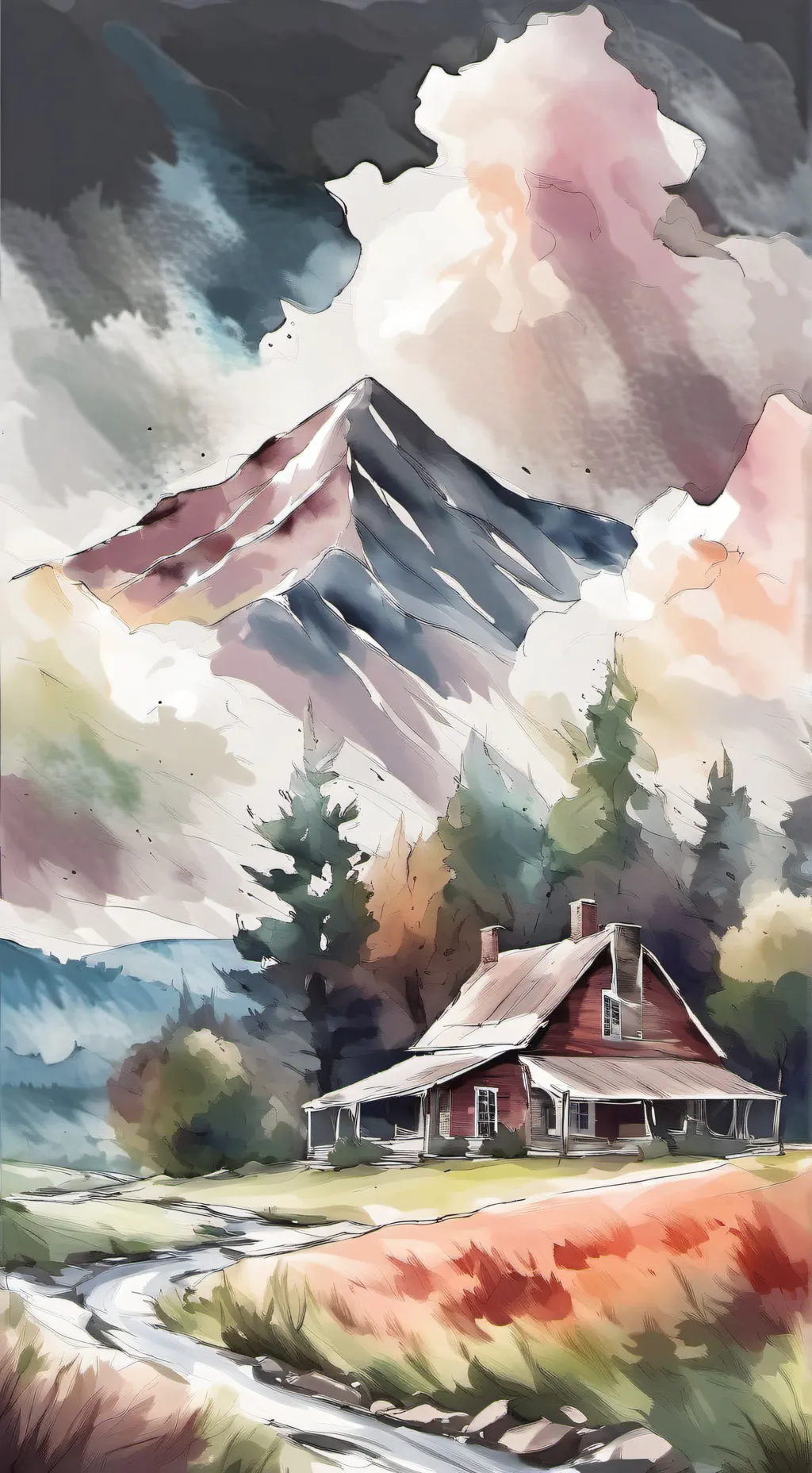 ai character: blue Hill  background