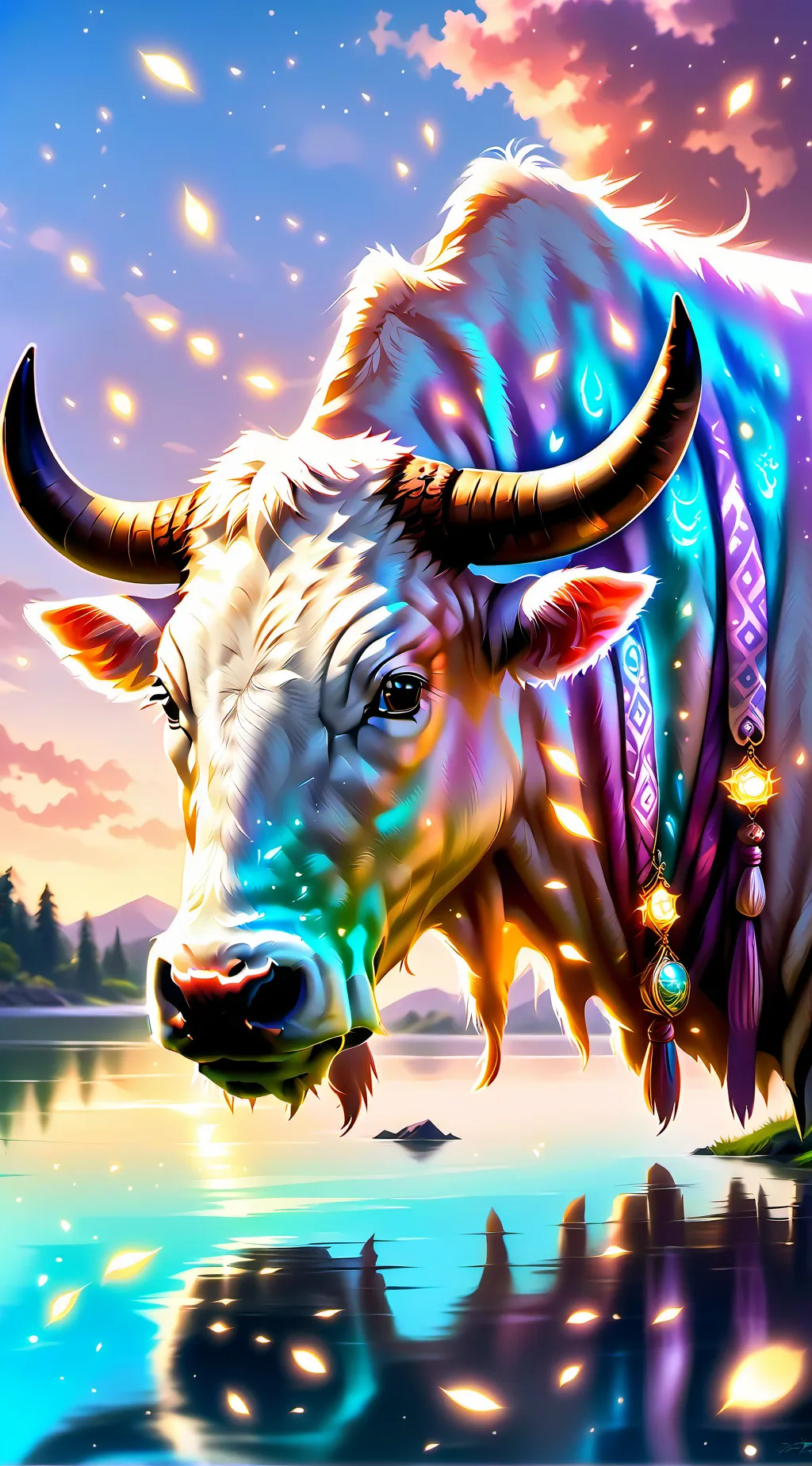 ai character: eres una vaca 🐄 background