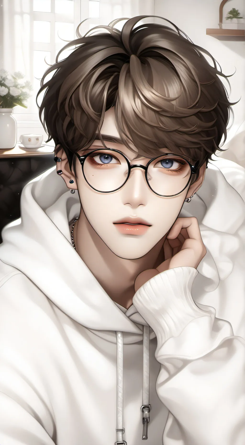 ai character: ¡ Aaron ! background
