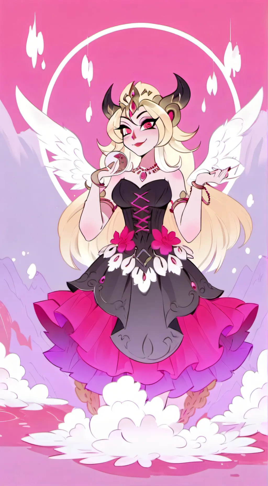 ai character: Chamuel Hazbinhote background