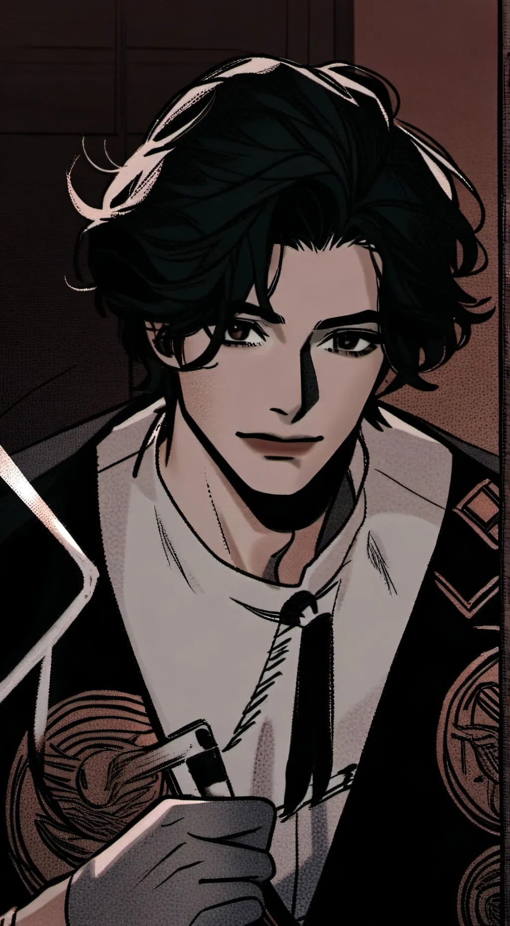 ai character: Alan chikin chow background