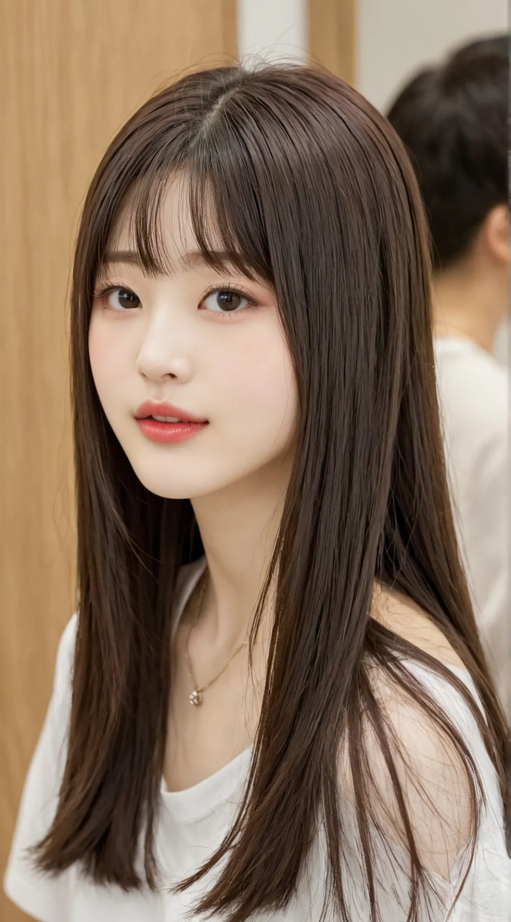 ai character: Jang Wonyoung  🎀💌 background