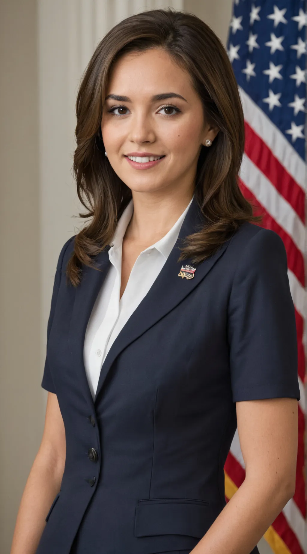 ai character: Miss president  background