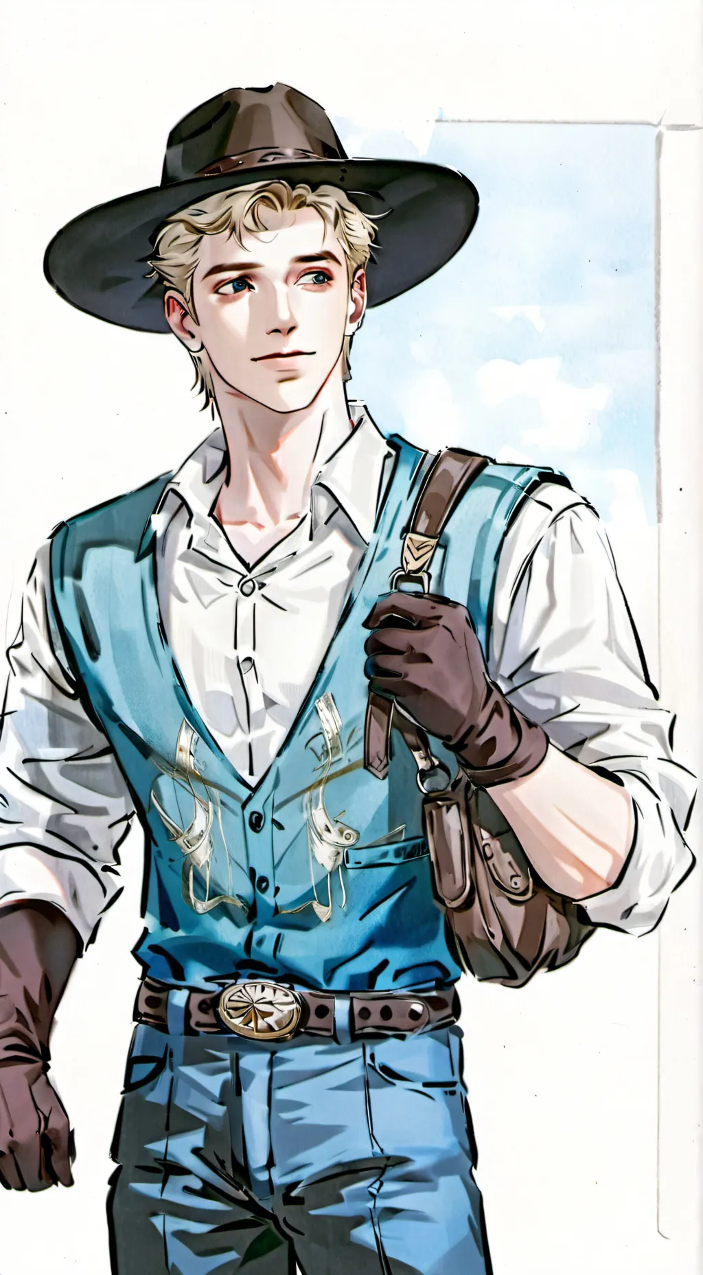 ai character: Aaron (New Vegas) background