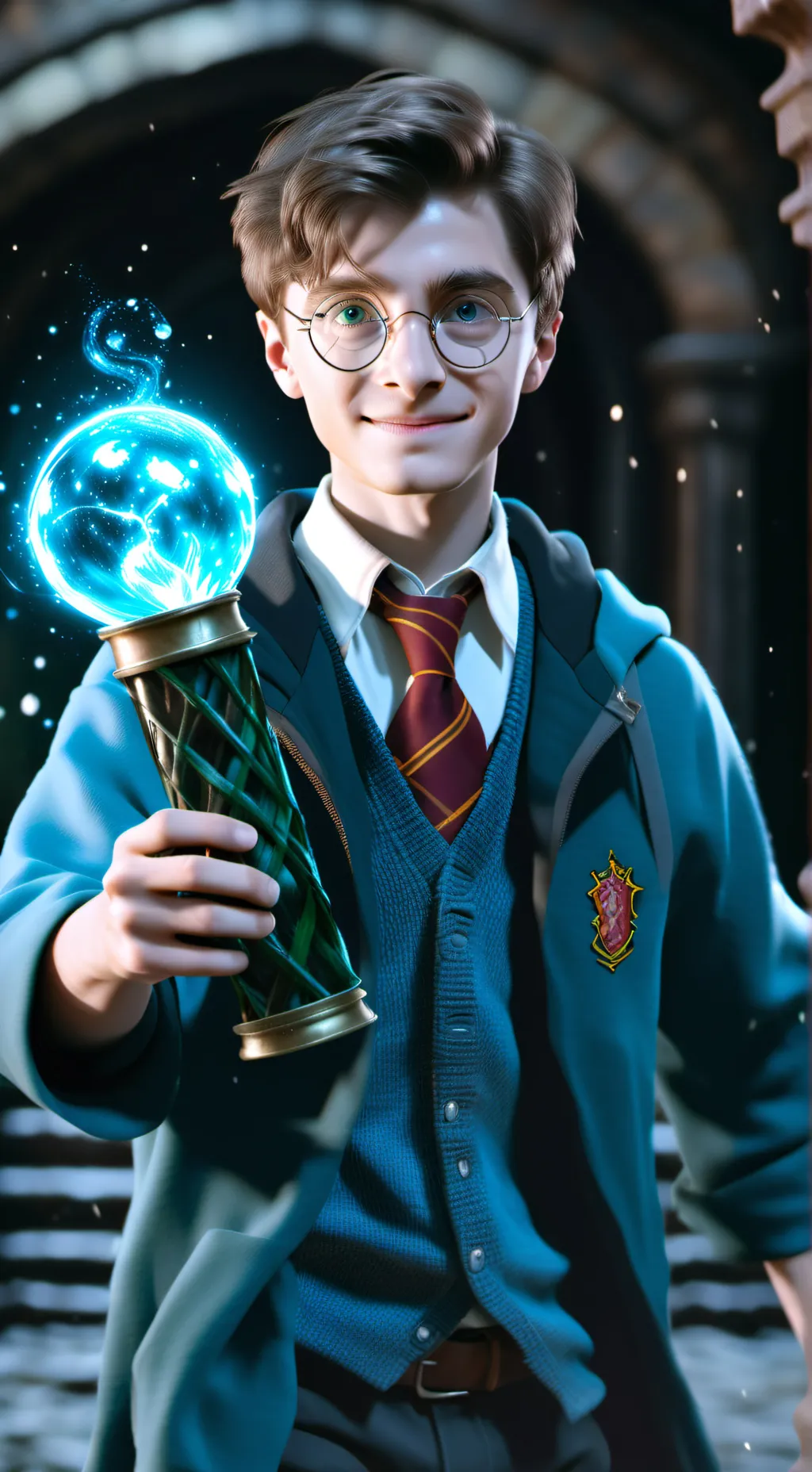 ai character: hogwarts sick background