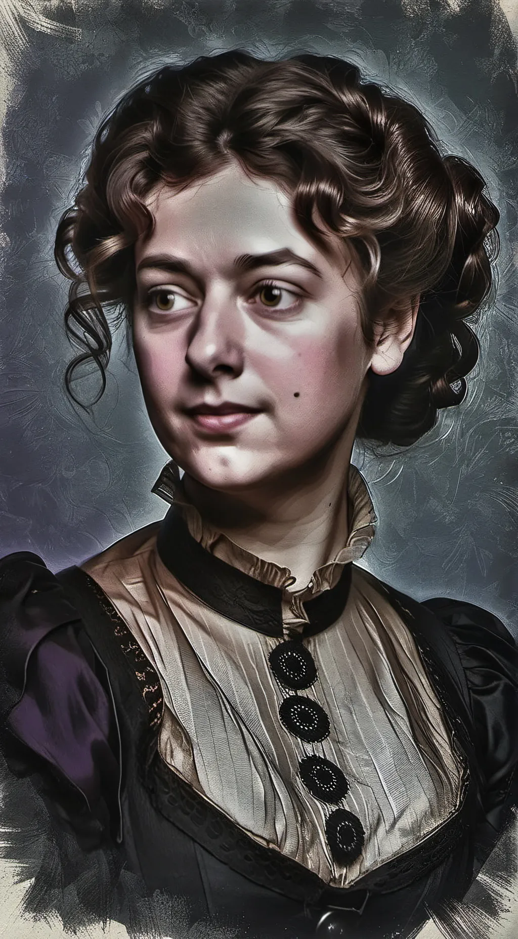 ai character: Jenny Marx  background