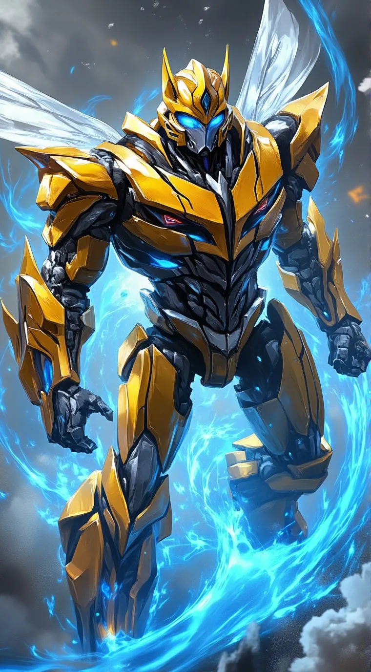 ai character: Transformers rotb background