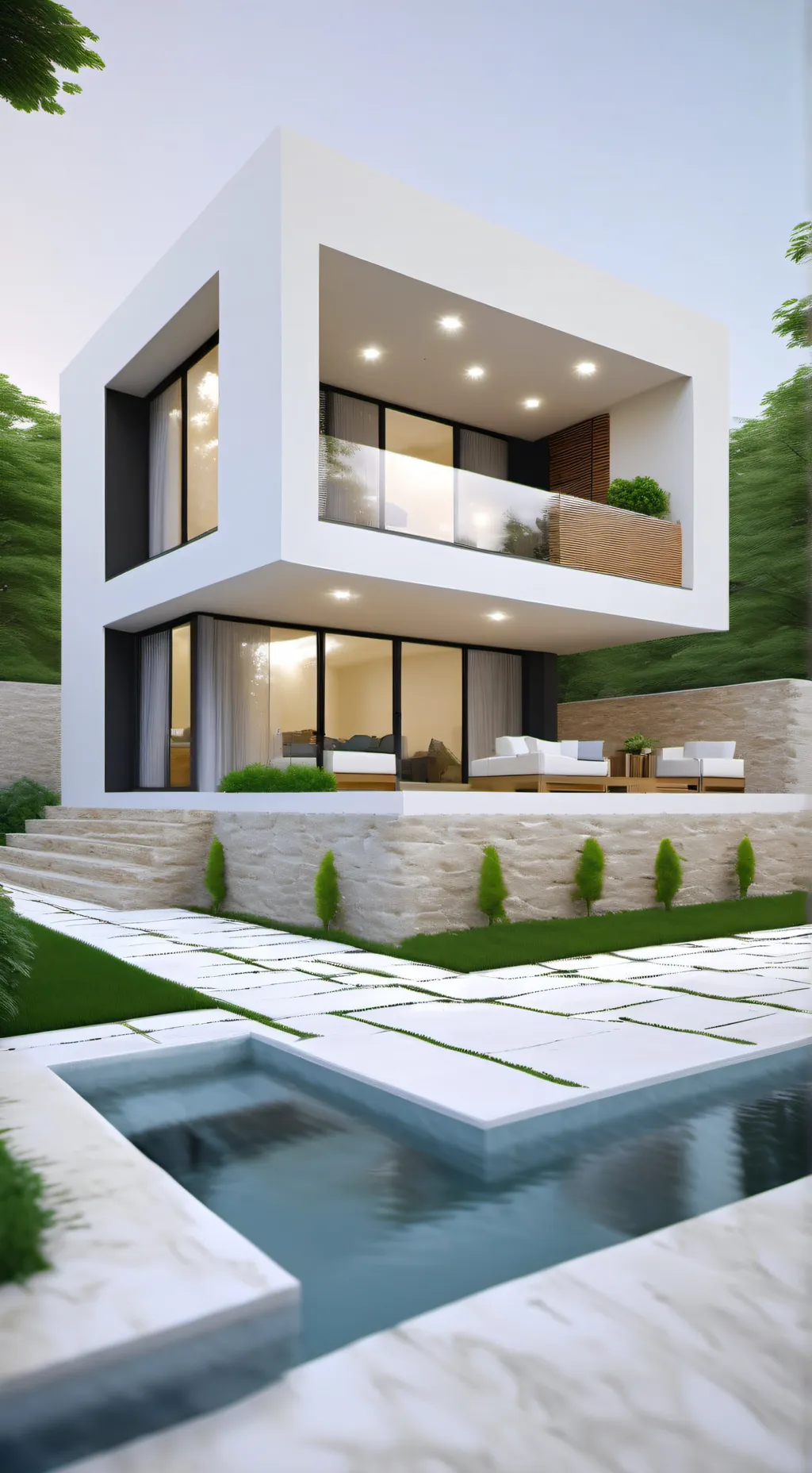 ai character: Family house! background