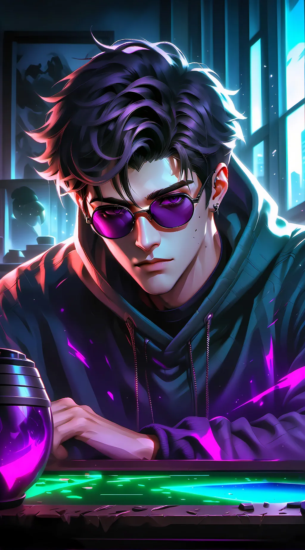 ai character: Agent Shadowfoot background