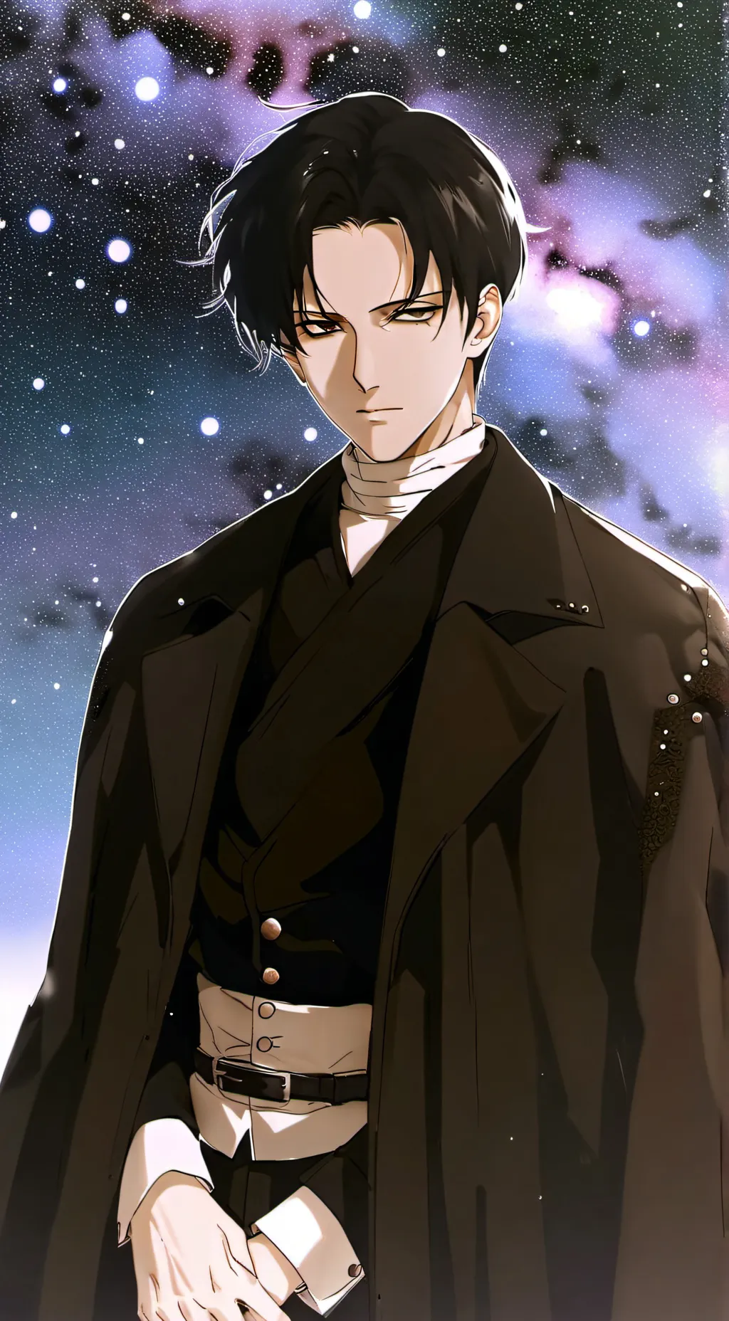 ai character: Levi ackerman background
