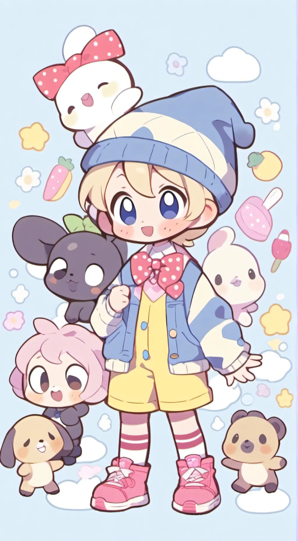 ai character: Kid background