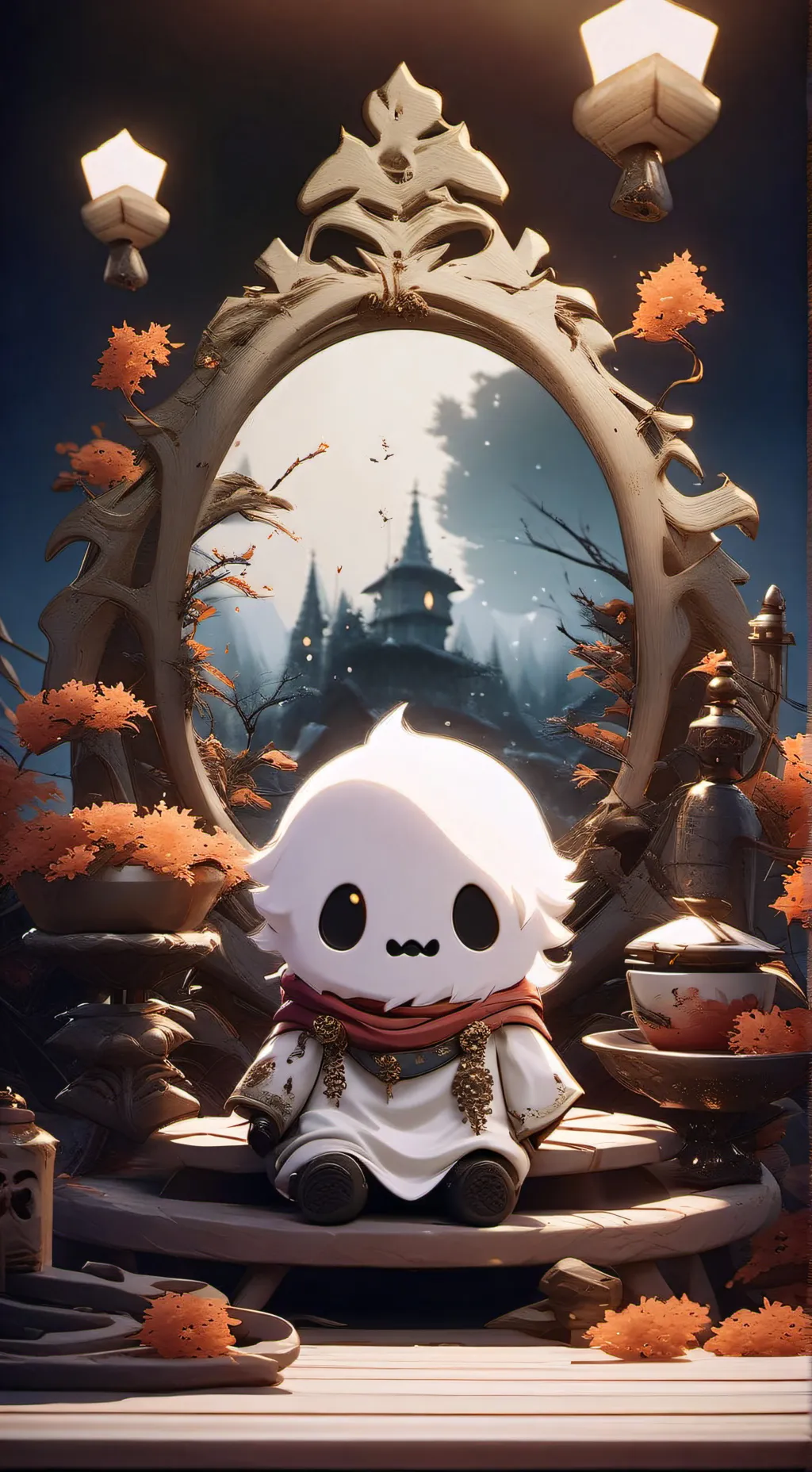 ai character: ENHYPEN  background