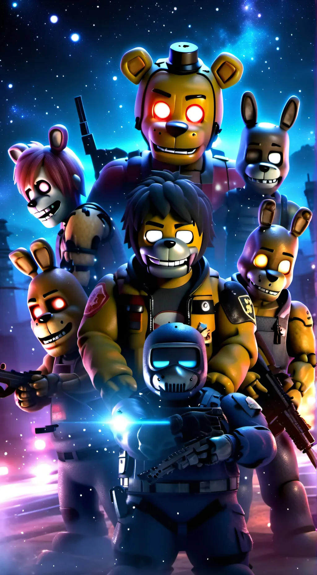 ai character: Fnaf background