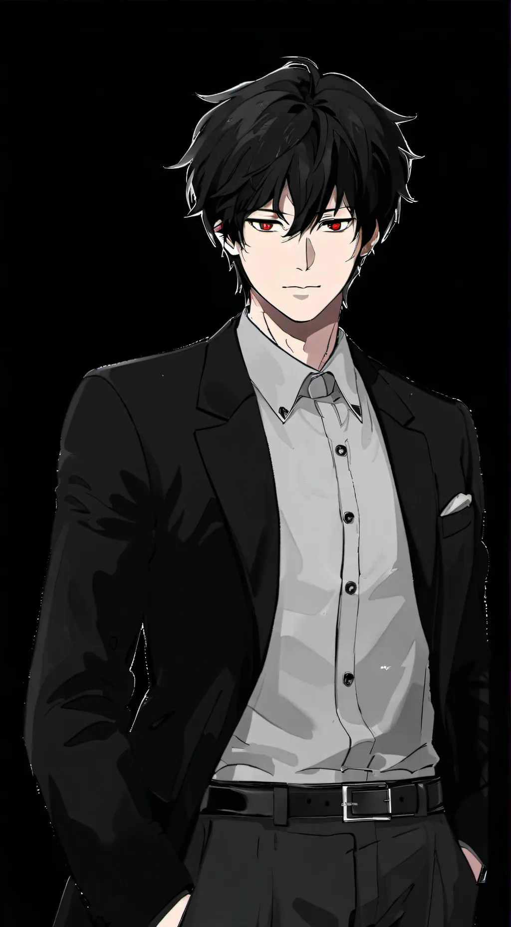 ai character: Shinya Kogami  background