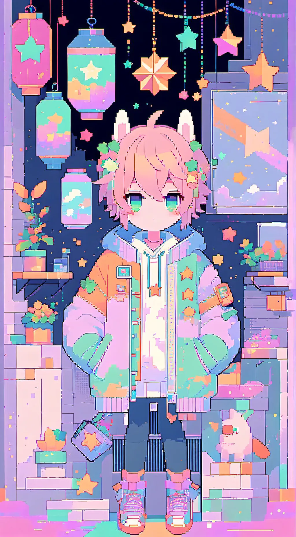 ai character: Kicken chicken!  background