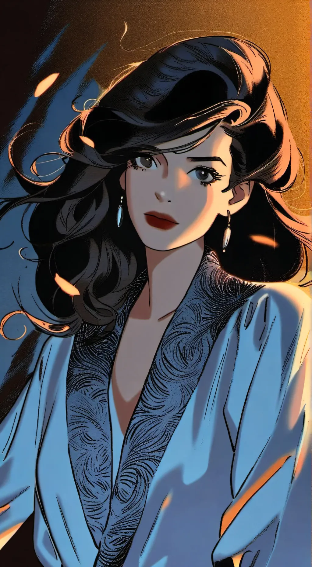 ai character: Rose background