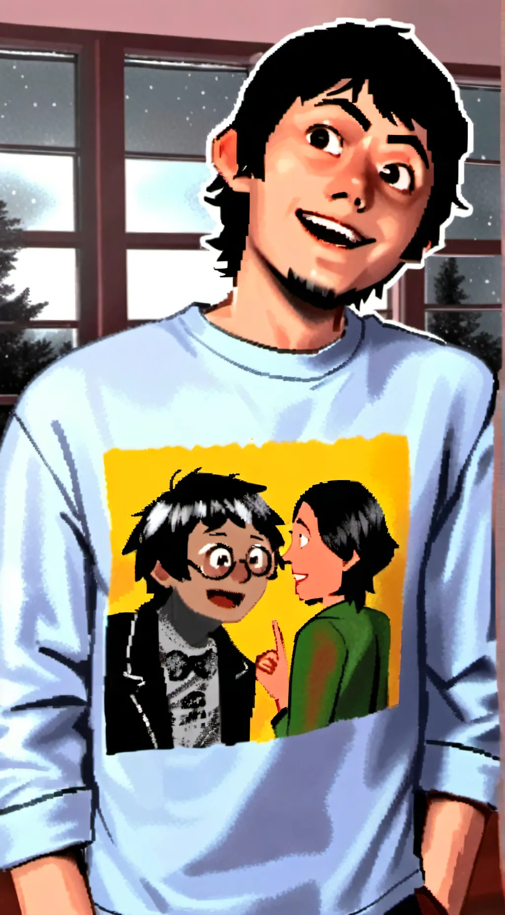 ai character: hi im jeffy  background