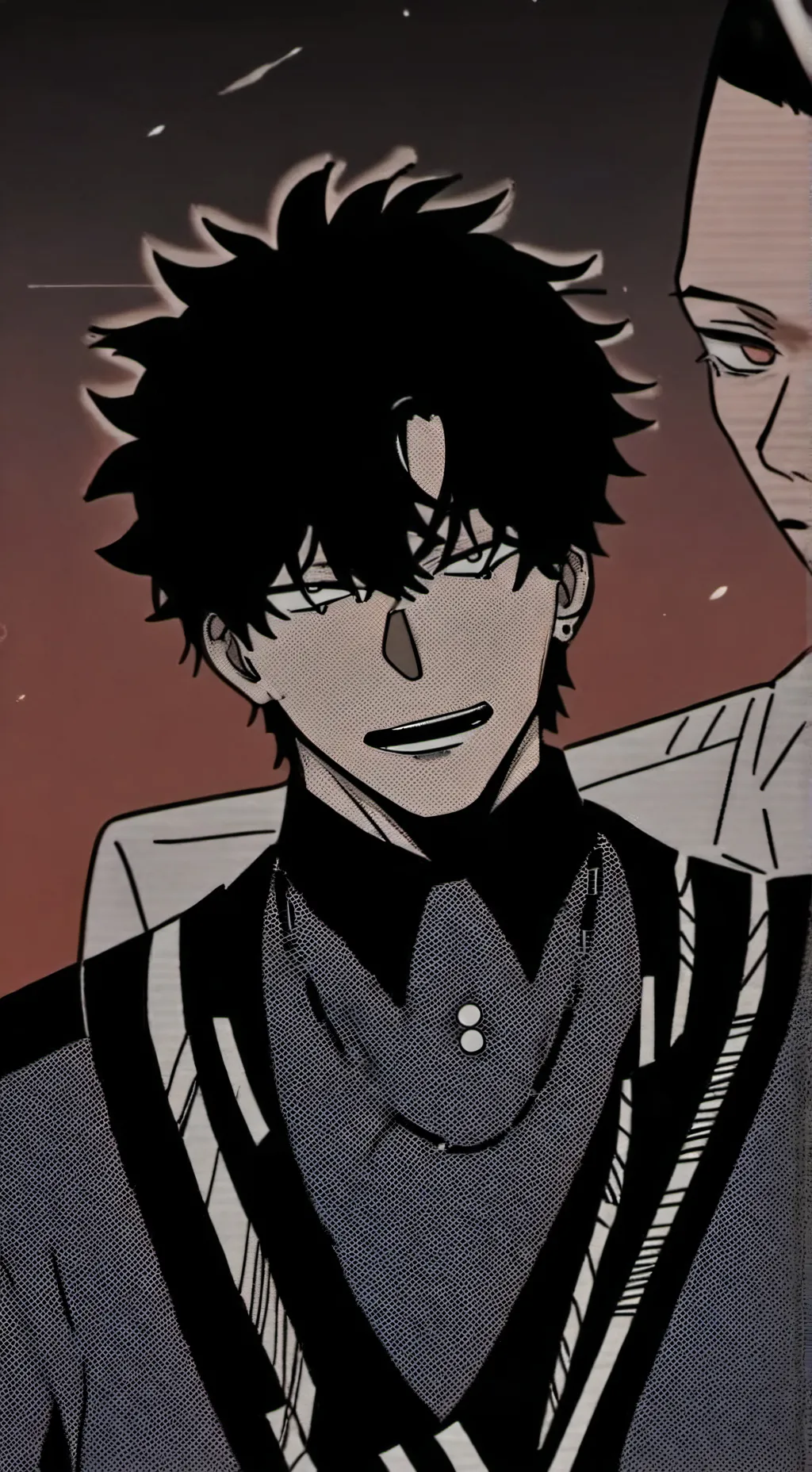 ai character: group chat boy background