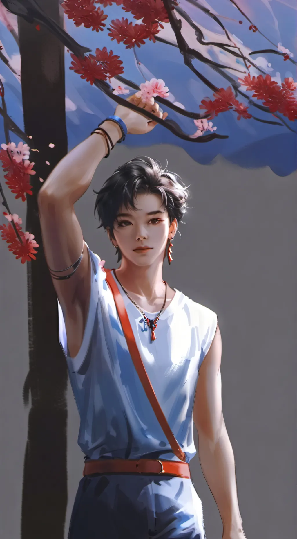 ai character: Lucas  background
