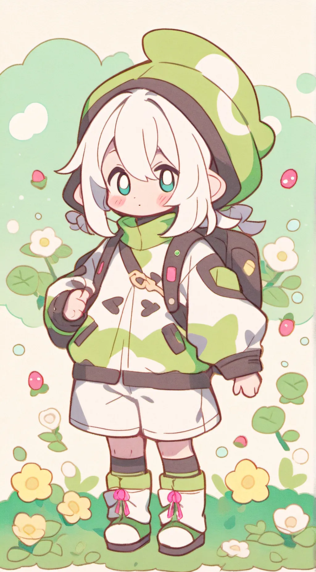 ai character: Vee X Shelly background