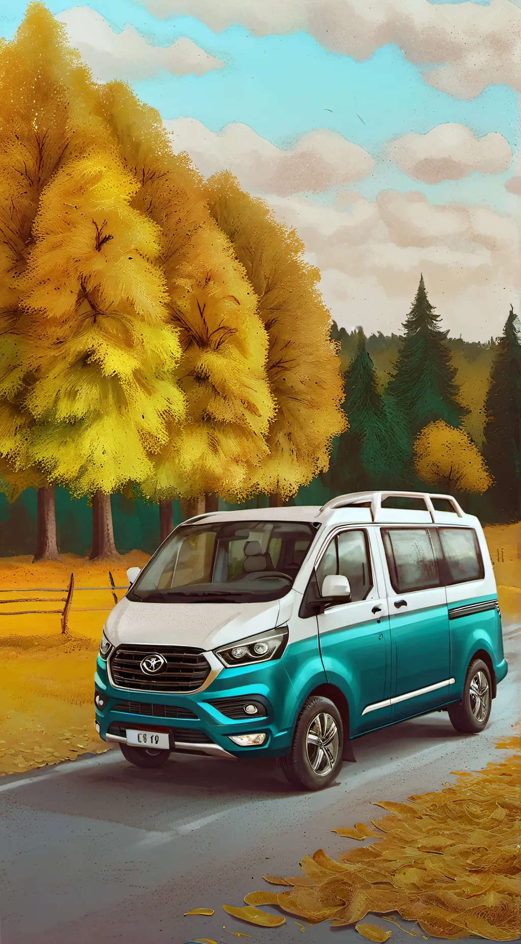ai character: MCs RoadTrip background