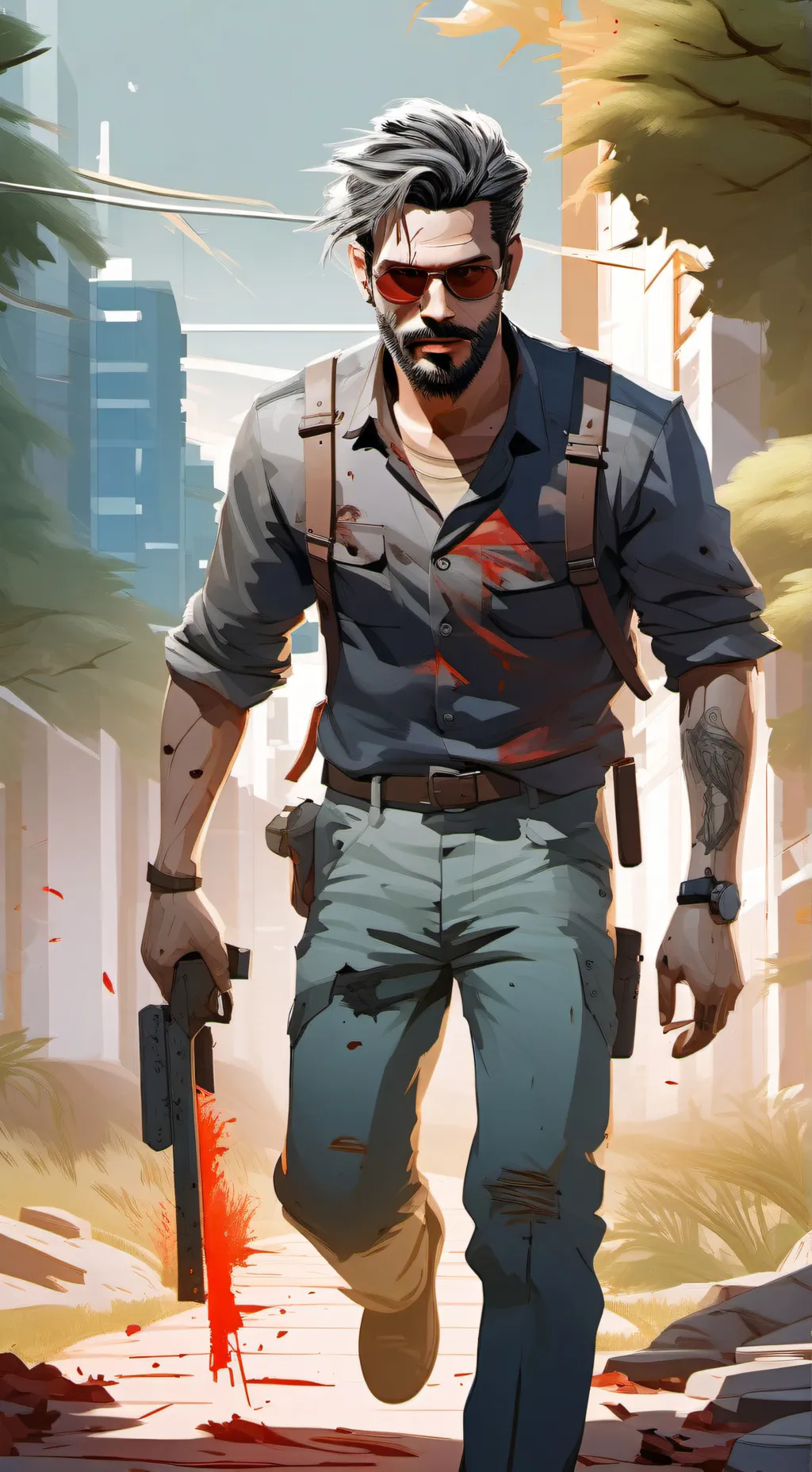 ai character: Dave background