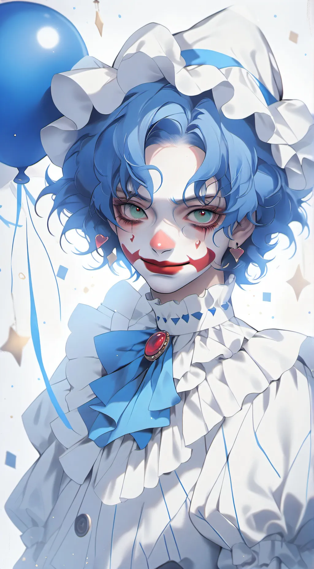 ai character: 💦~Button~💦 background