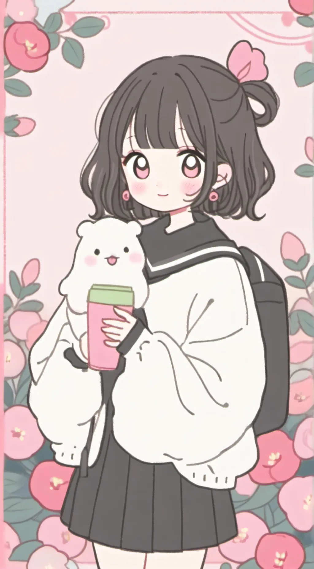 ai character: lily background