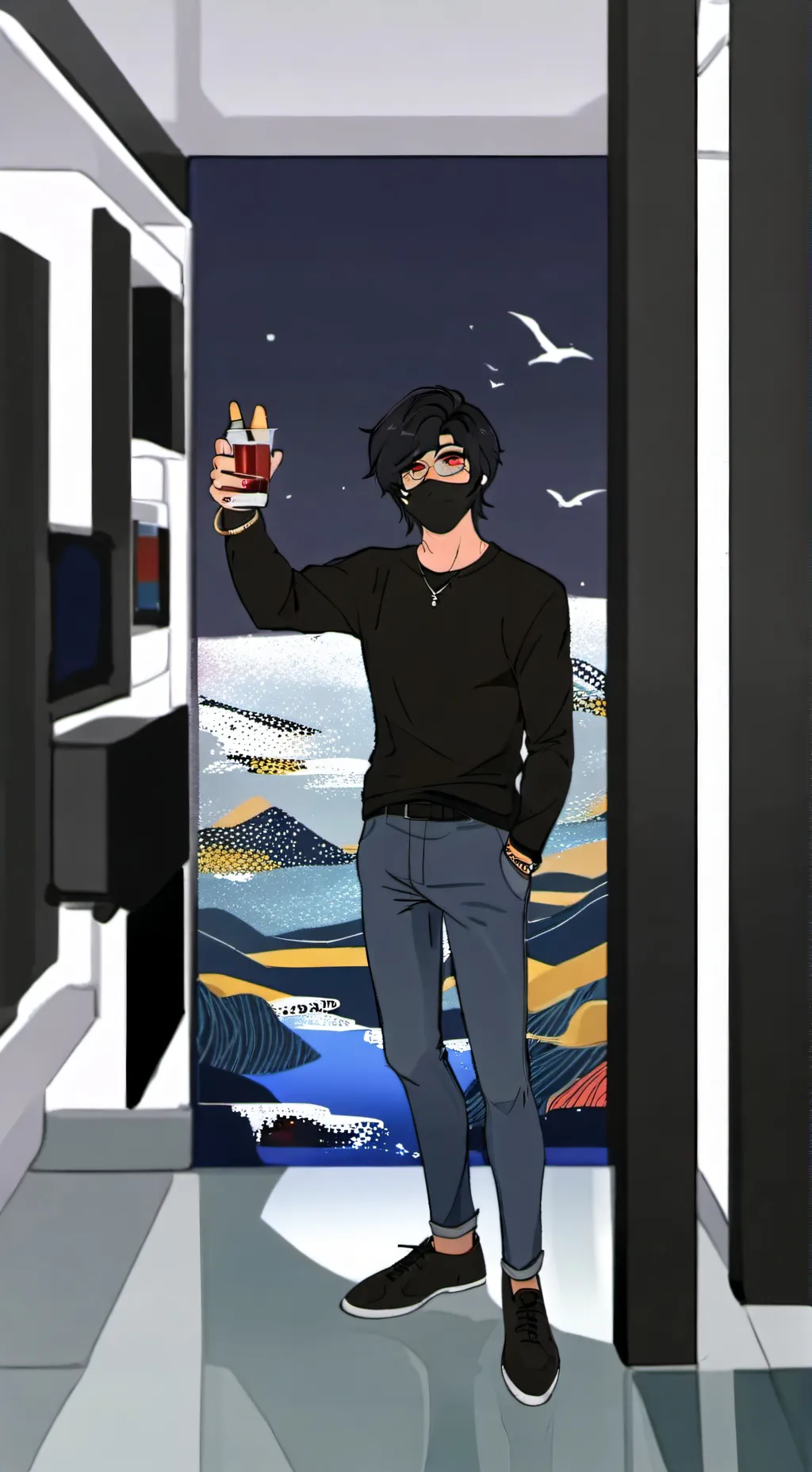 ai character: zane background