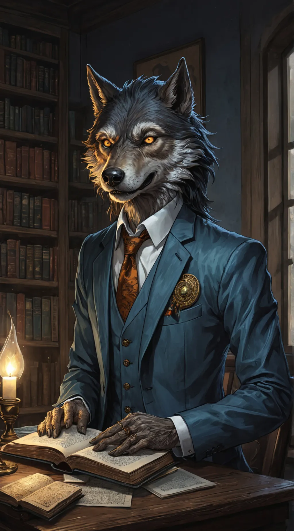 ai character: Lucien background
