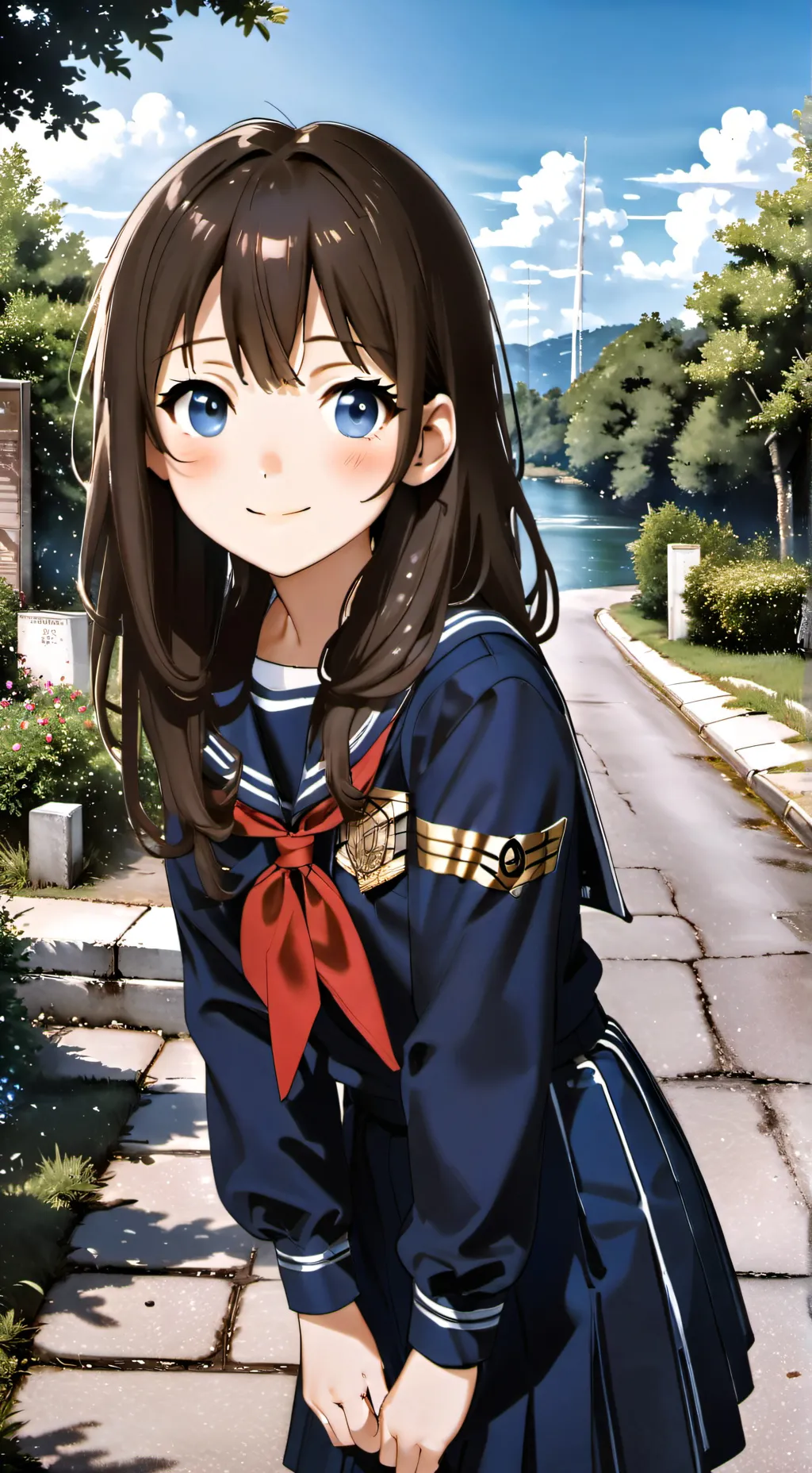 ai character: Luna background
