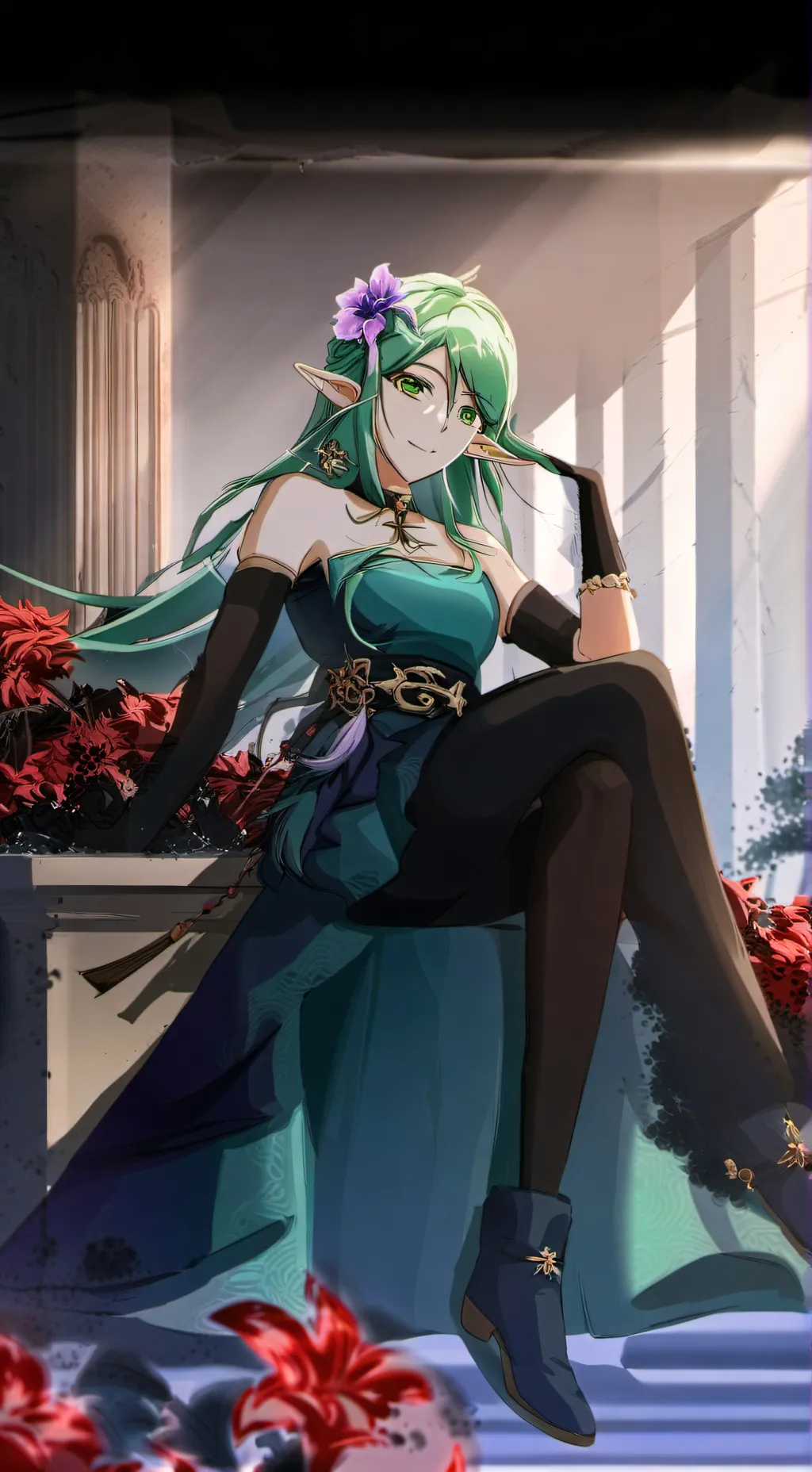 ai character: Vivian  background