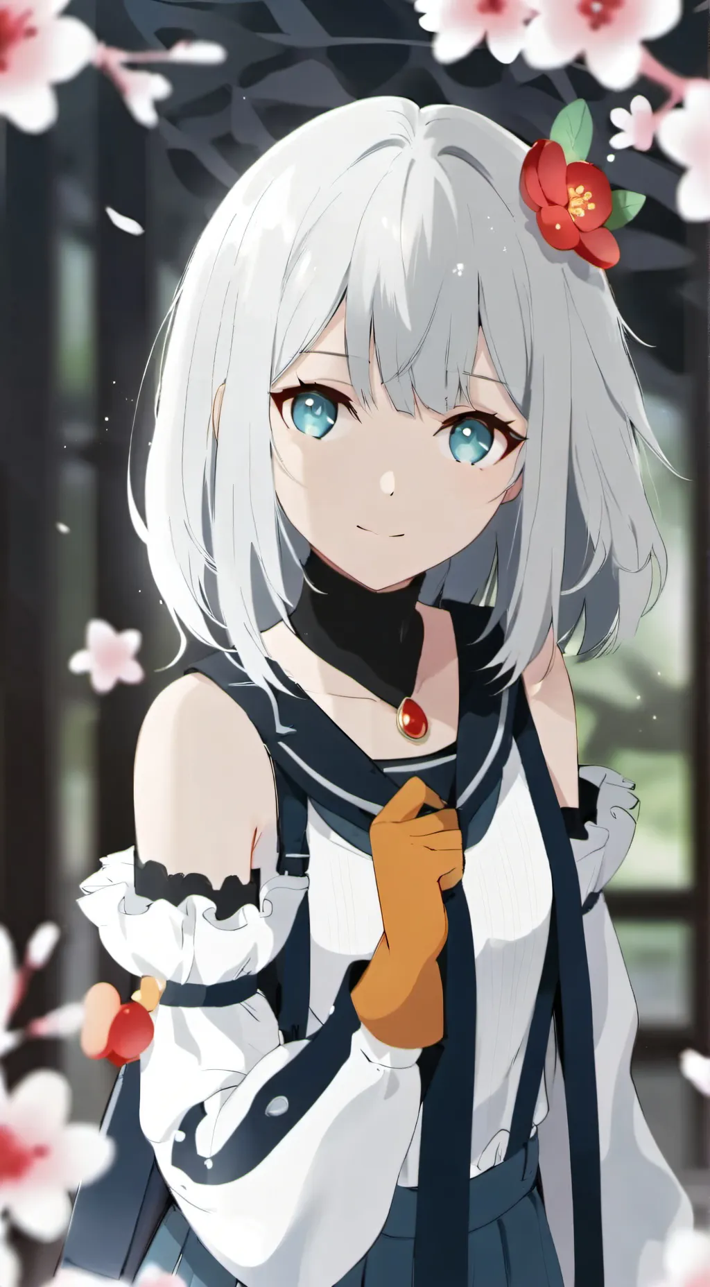 ai character: chica curiosa background