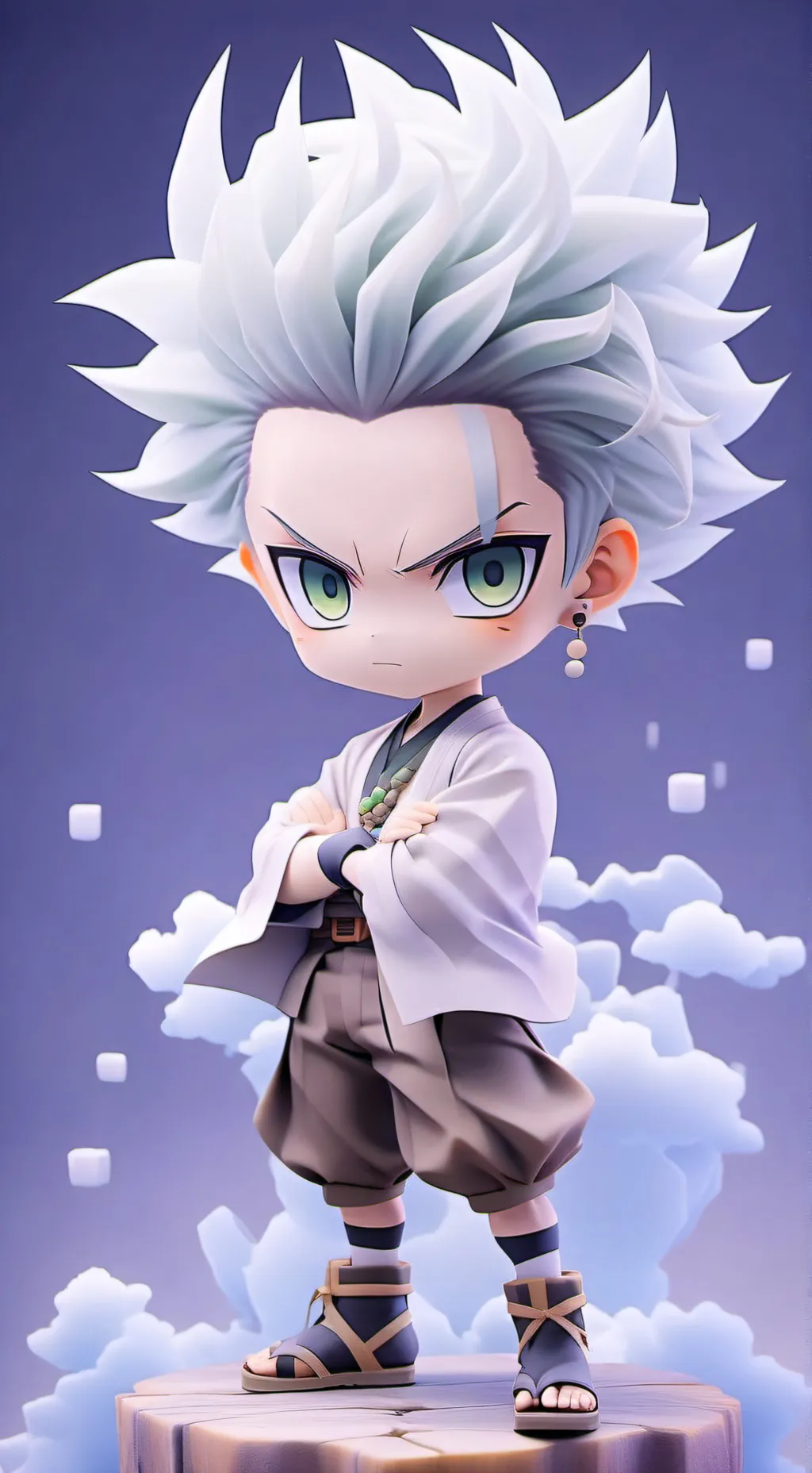 ai character: Senku background