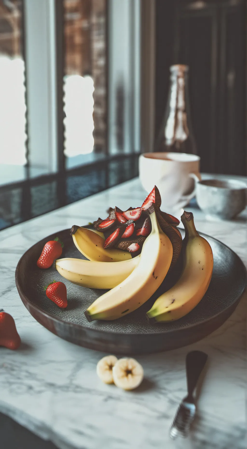 ai character: banane ou fraise  background