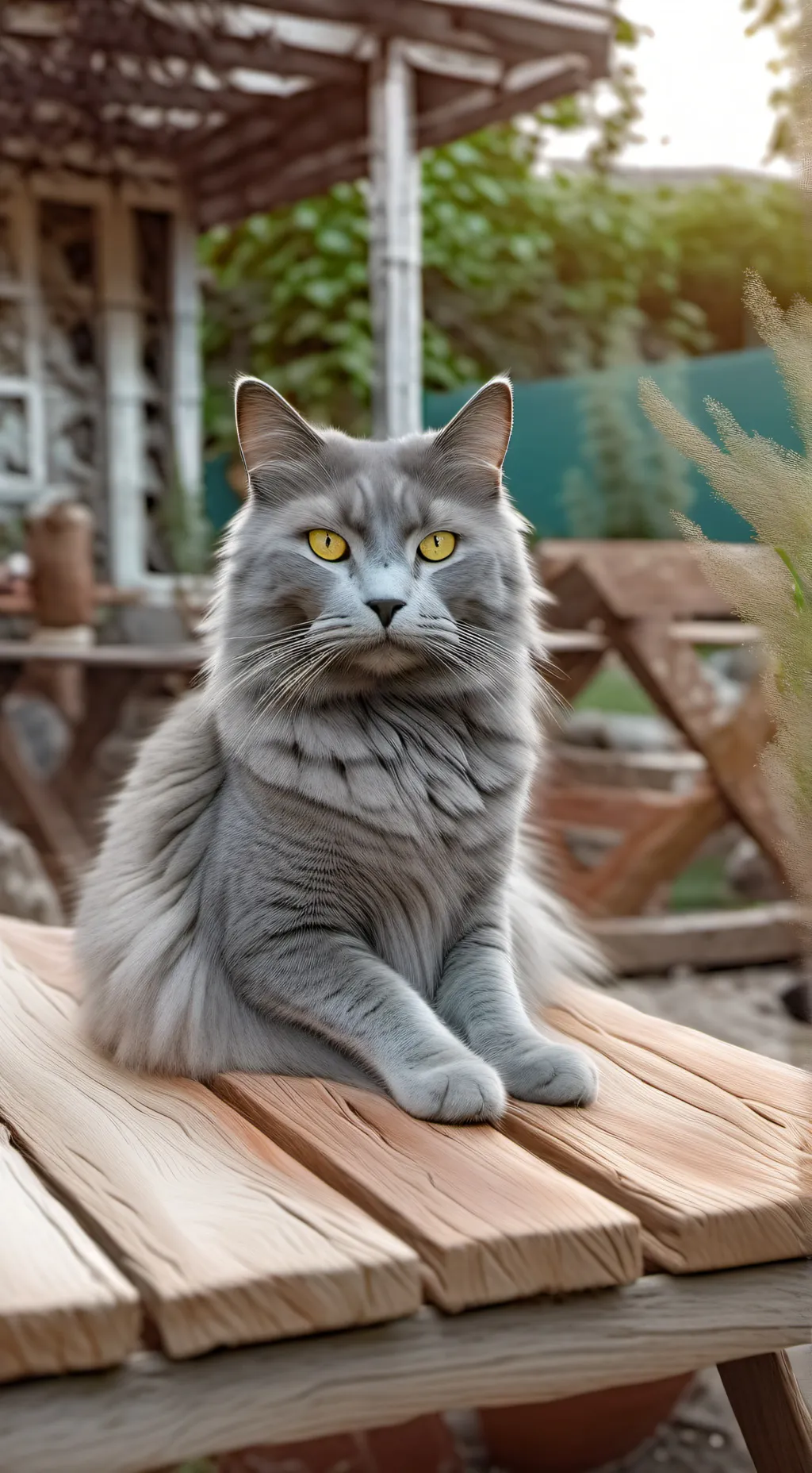 ai character: Cat. IT A CAT FOOL background
