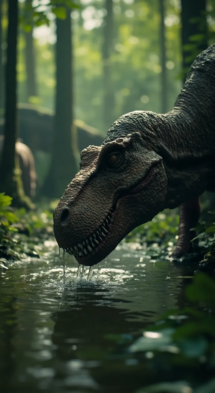 ai character: pet dino (any) background
