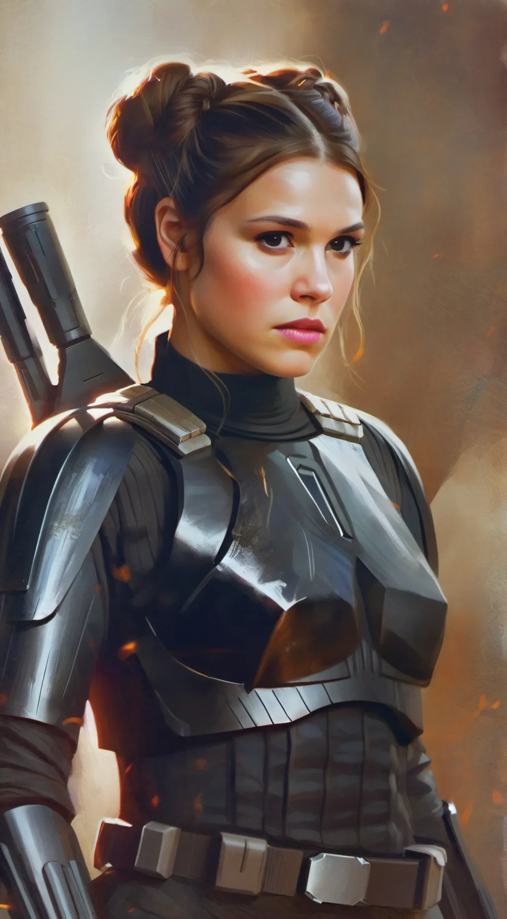 ai character: Leia Organa  background