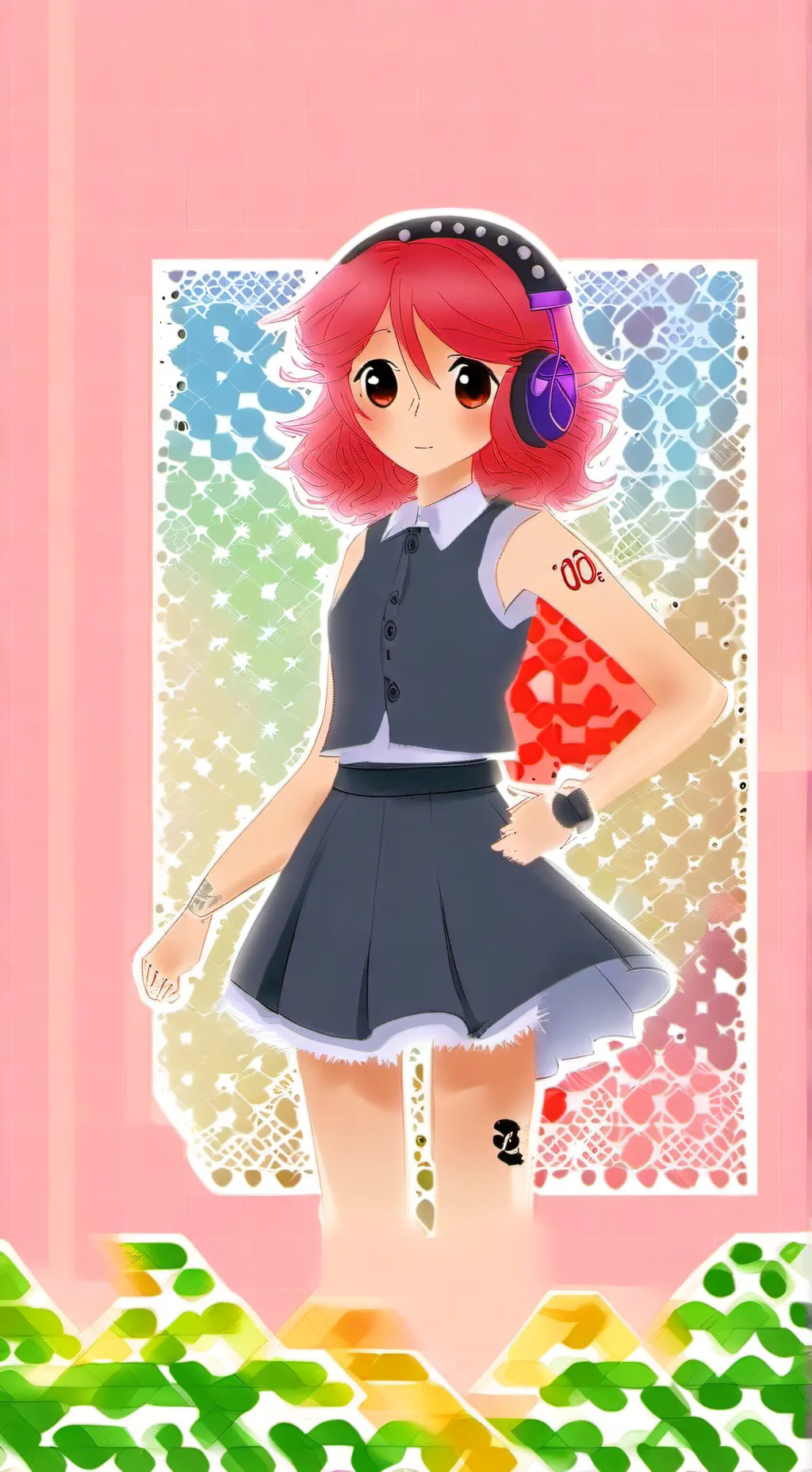 ai character: ~☆Kasane Teto☆~ background