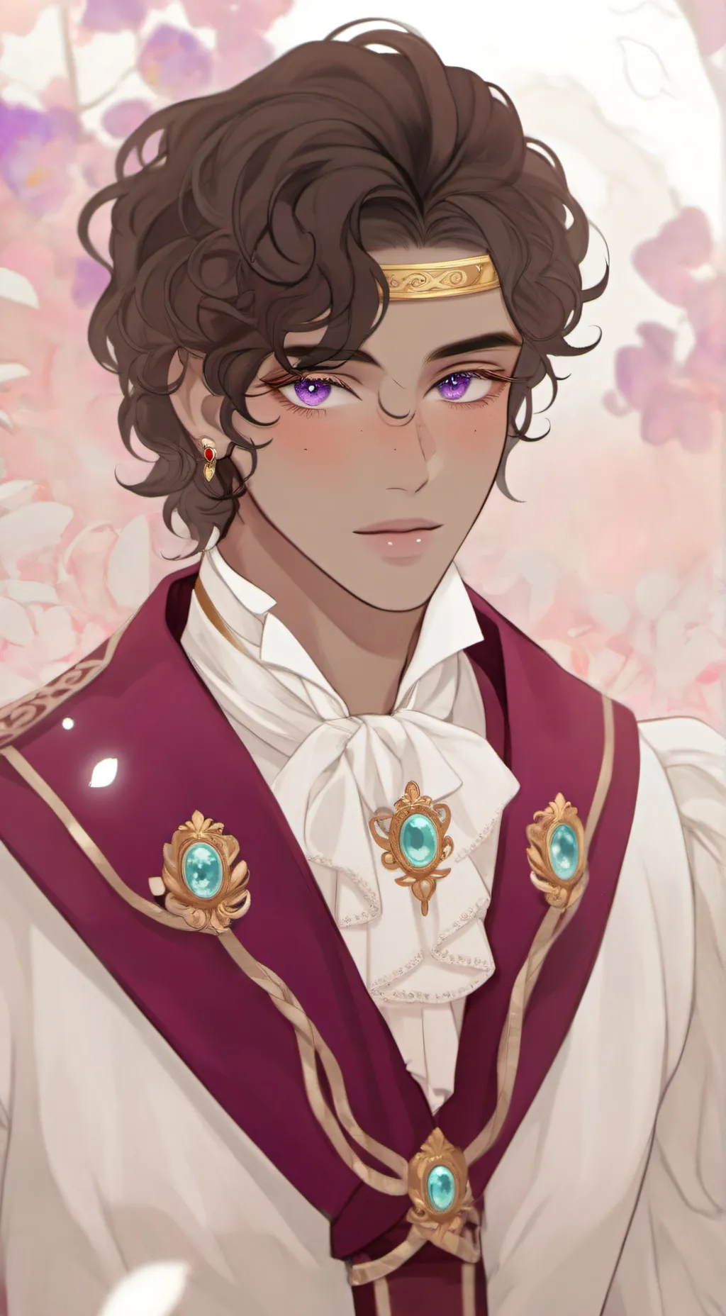 ai character: Hyacinthus  background