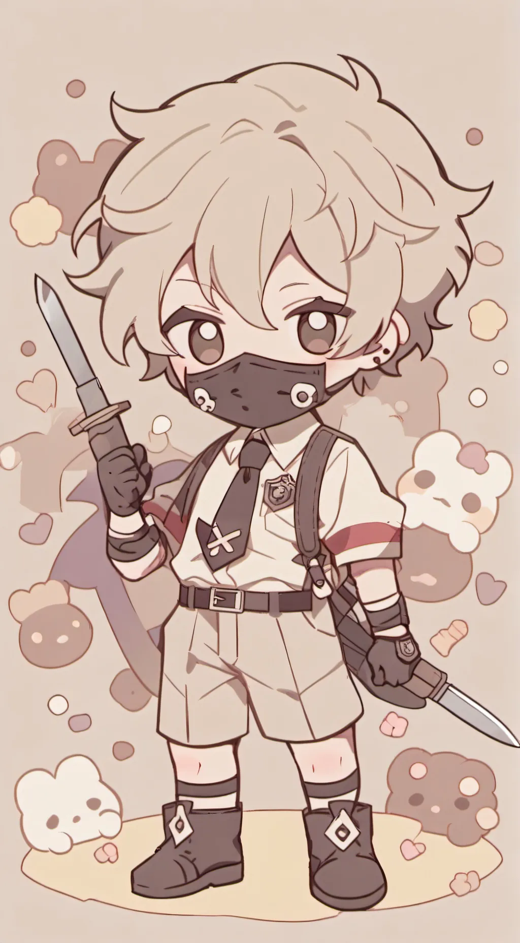 ai character: baby killer mike background