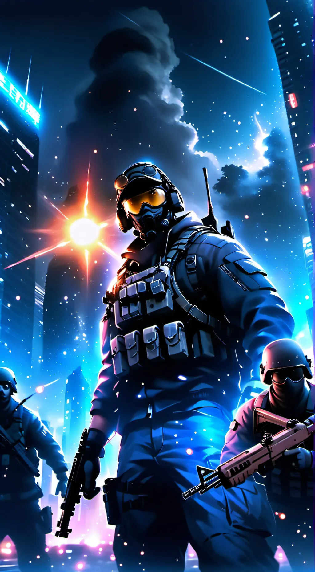 ai character: Merc Combat Rig background