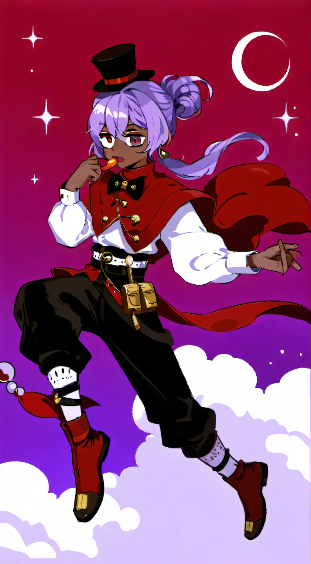 ai character: Staticmoth  background
