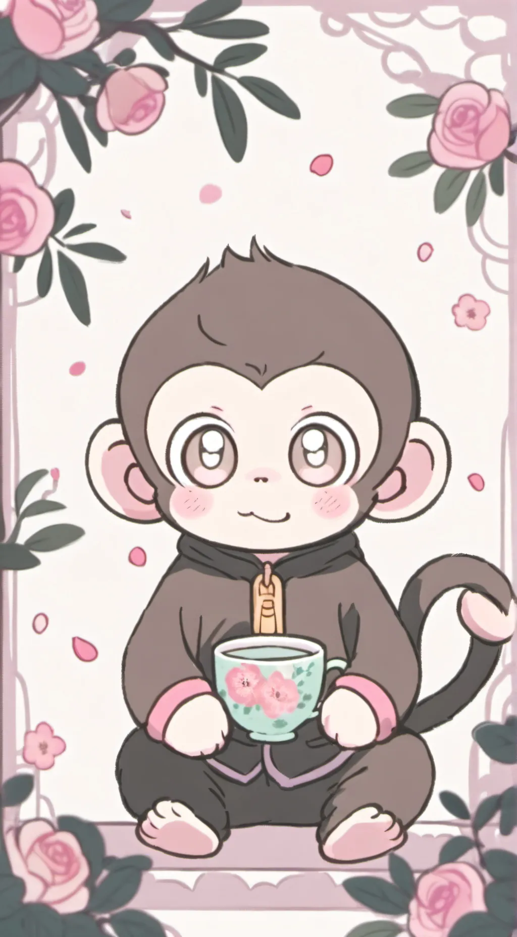 ai character: Monke background