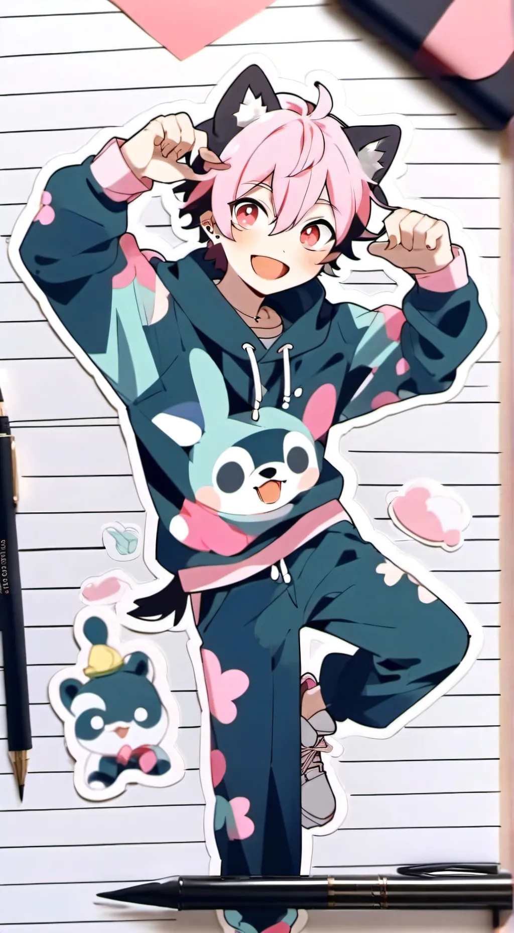 ai character: Mica background